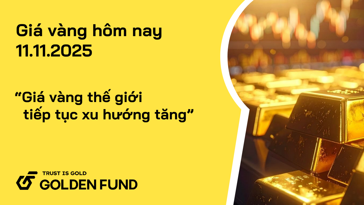 Giá vàng thế giới tiếp tục xu hướng tăng, giá vàng trong nước duy trì đà tăng