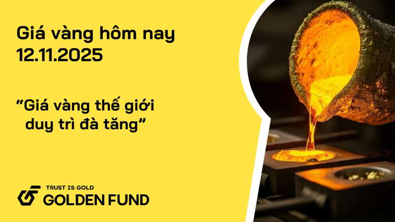 Giá vàng thế giới duy trì đà tăng, giá vàng trong nước tiếp đà tăng giá