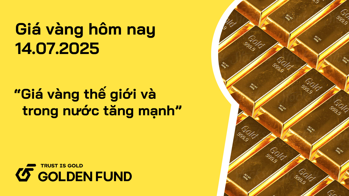 Giá vàng thế giới và trong nước đều tăng mạnh