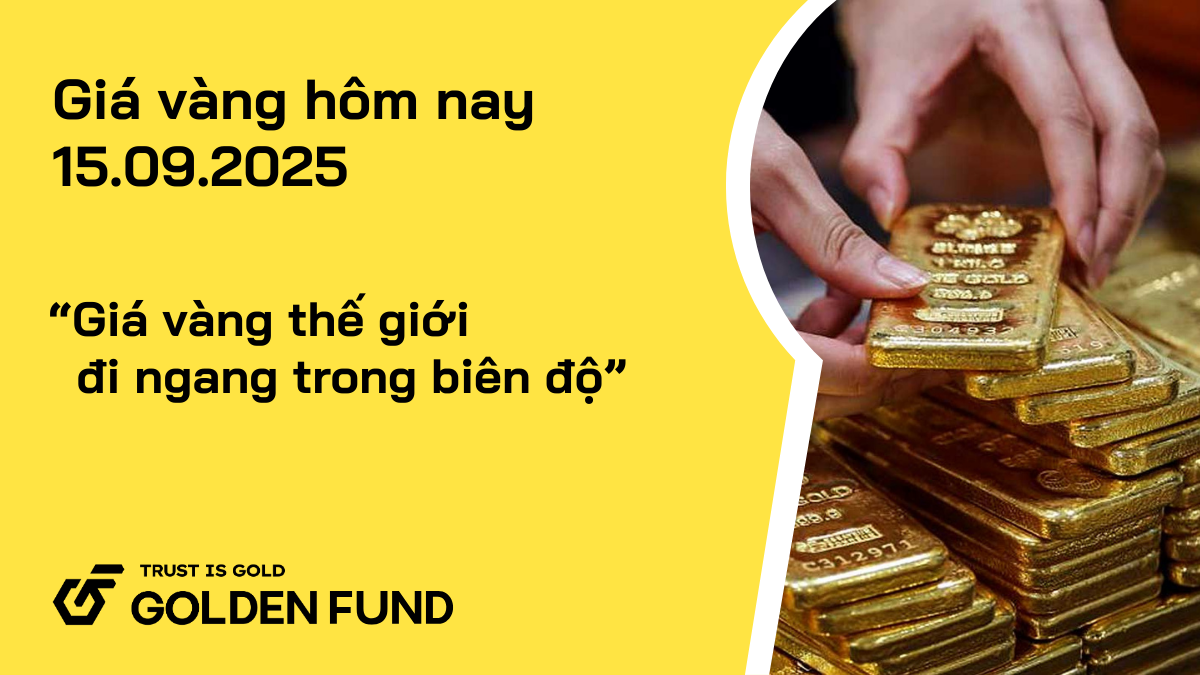 Giá vàng thế giới đi ngang, giá vàng trong nước tiếp tục giảm sâu
