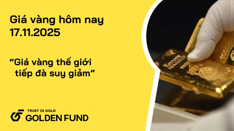 Giá vàng thế giới tiếp đà suy giảm, giá vàng trong nước đảo chiều giảm giá