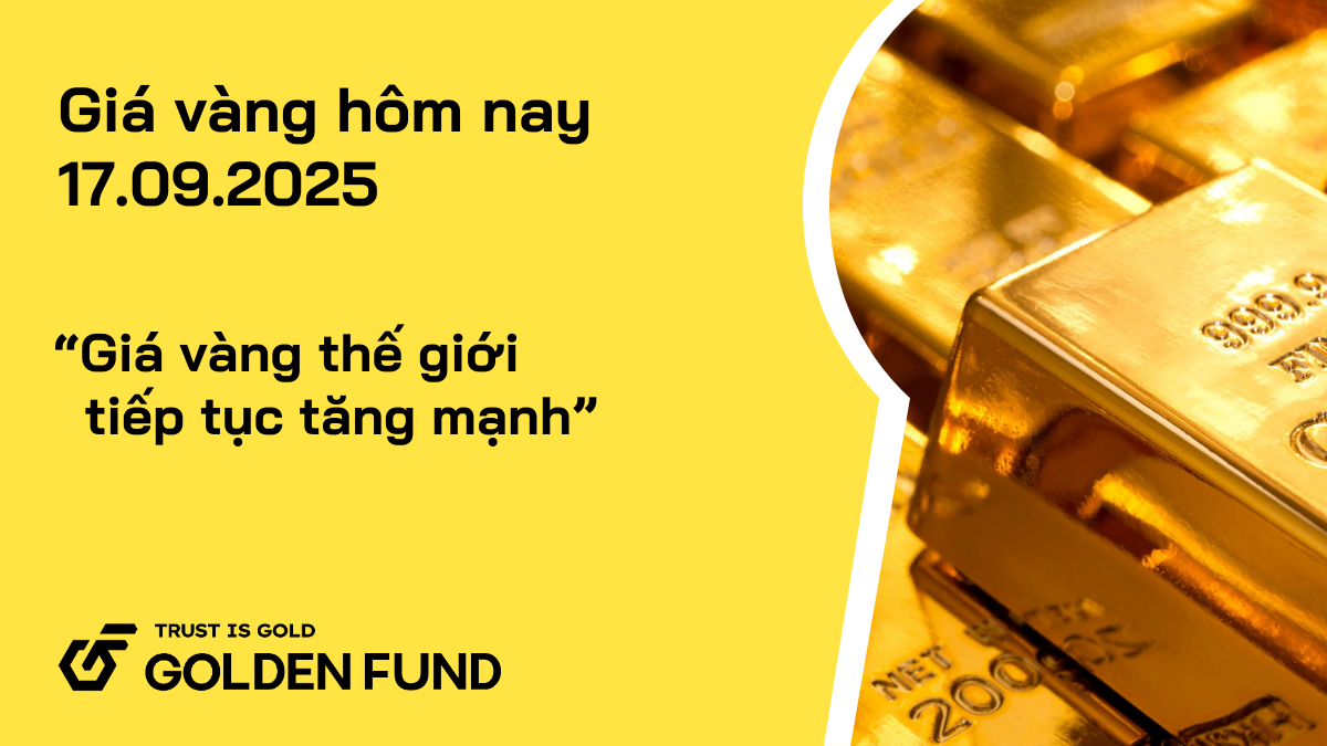 Giá vàng thế giới và giá vàng trong nước đồng loạt tăng mạnh