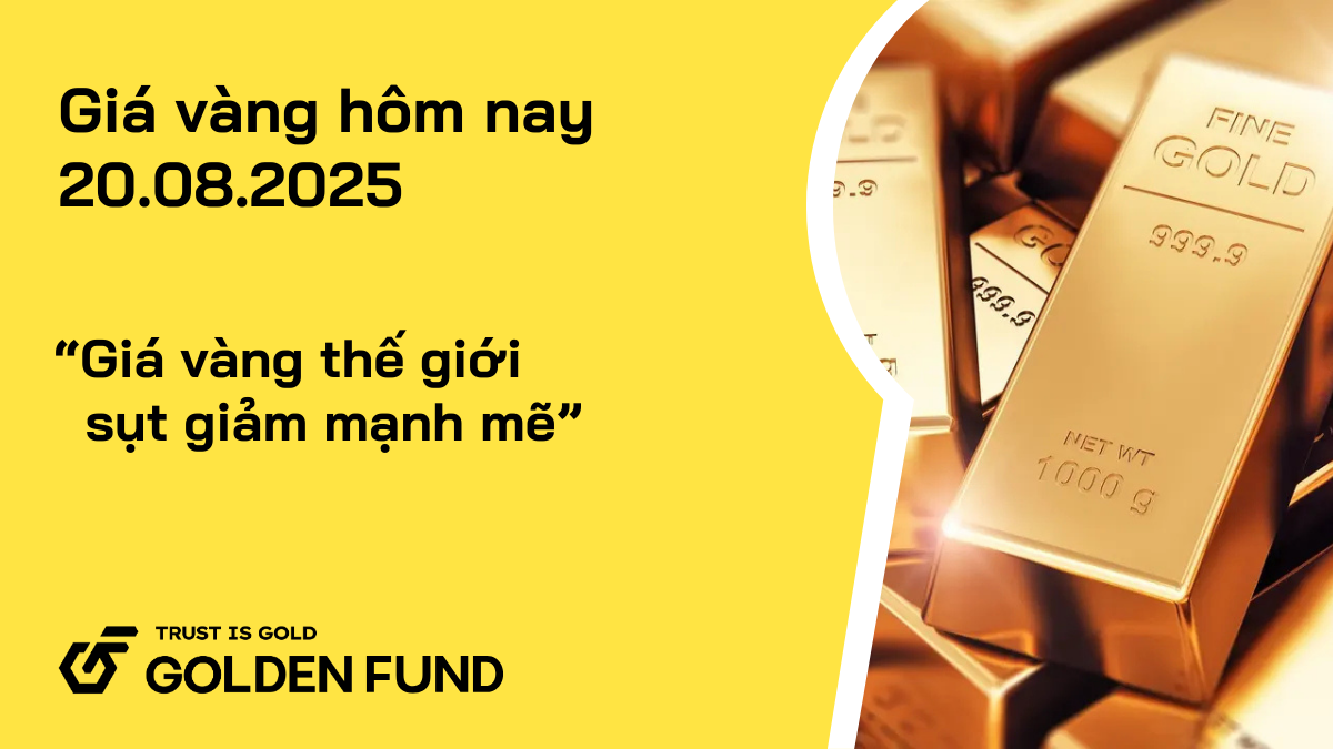 Giá vàng thế giới giảm mạnh, giá vàng trong nước ổn định