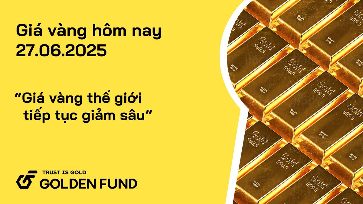 Giá vàng thế giới tiếp tục giảm sâu, giá vàng trong nước bật tăng nhẹ
