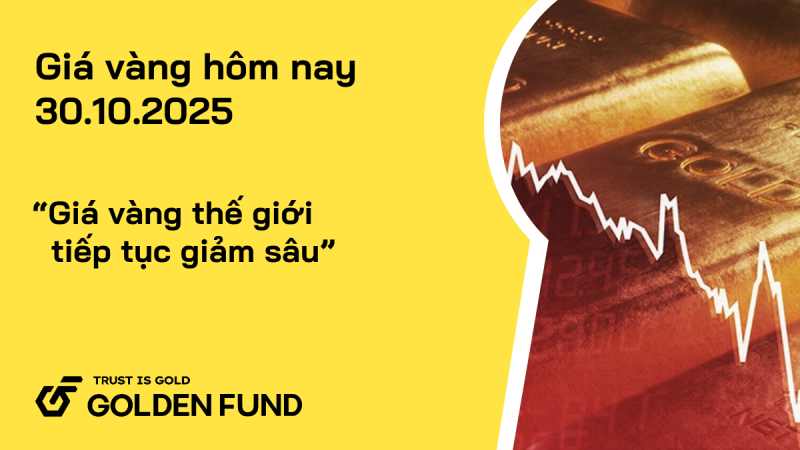 Giá vàng thế giới tiếp tục giảm sâu, giá vàng trong nước quay đầu tăng giá