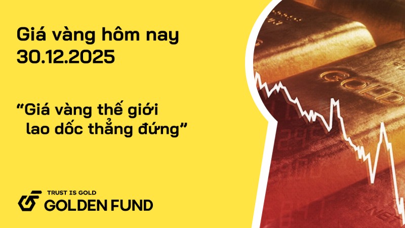 Giá vàng thế giới và trong nước lao dốc thẳng đứng