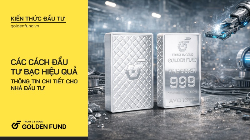 Các cách đầu tư bạc hiệu quả kèm thông tin chi tiết cho nhà đầu tư