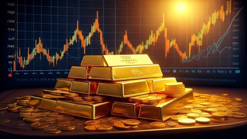 Đợt tăng giá mạnh mẽ đưa vàng lần đầu tiên vượt mốc 3.400 USD