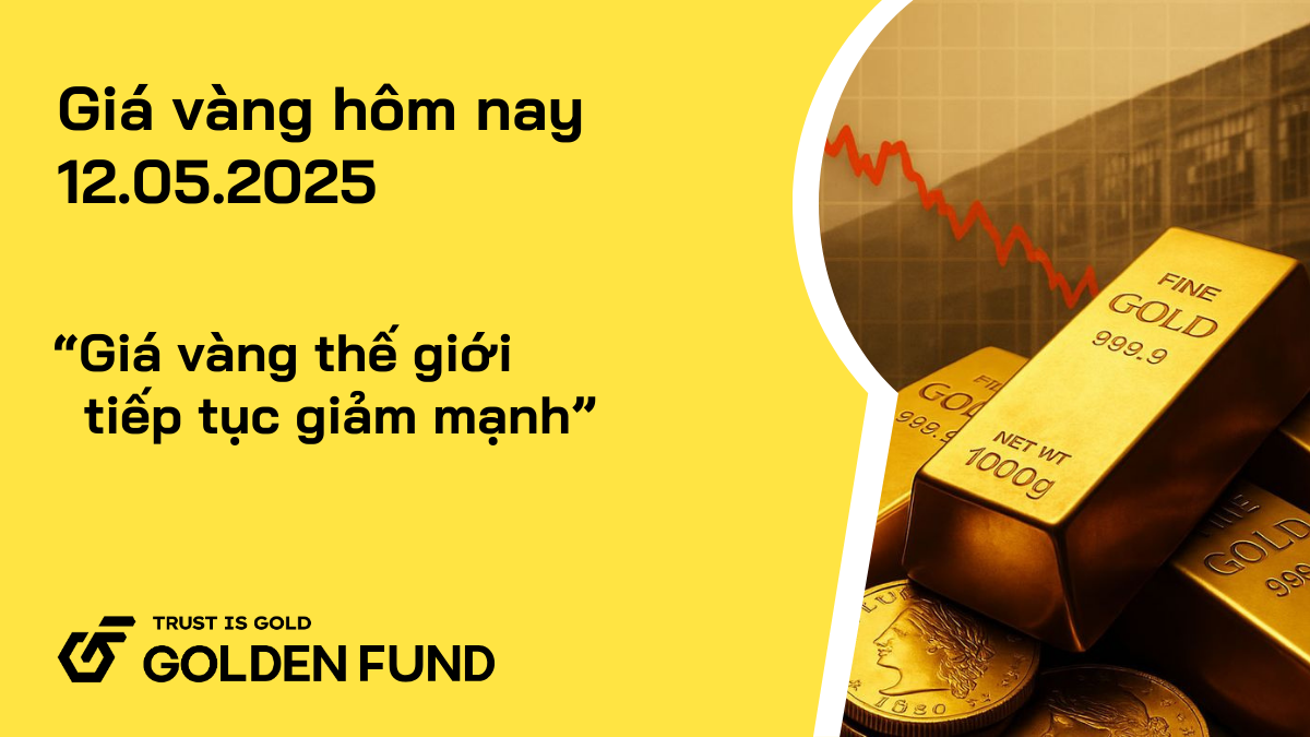 Giá vàng thế giới tiếp tục giảm mạnh, giá vàng trong nước hồi phục